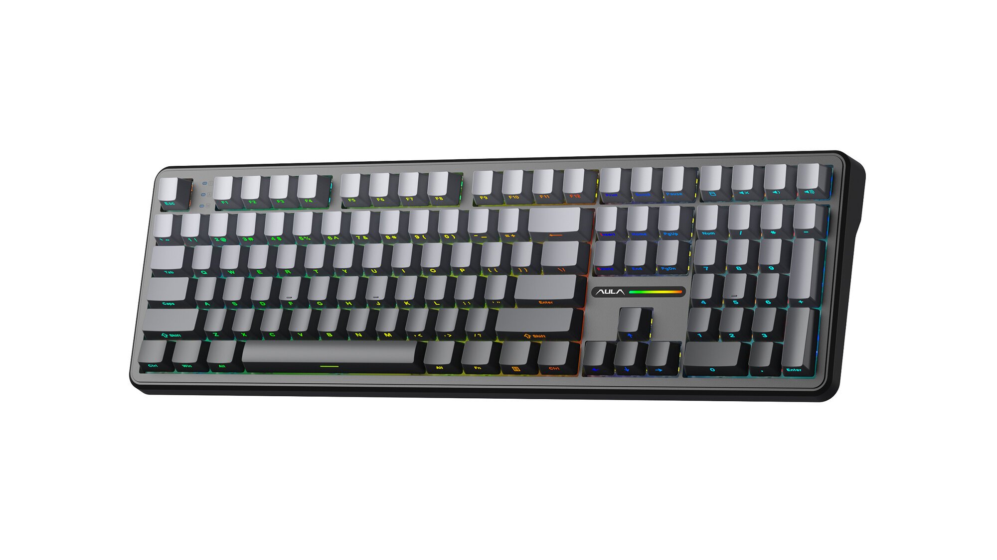 Клавиатура AULA F108 Gradient Grey side-engraved Reaper Switches Russia