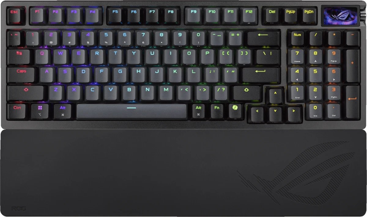 Клавиатура ASUS M901 ROG Azoth 96 HE/BLK/HFXV2/RU/ABS (90MP040H-BKRA00)