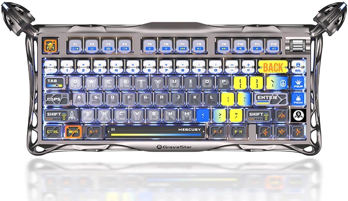 Клавиатура Gravastar Mercury K1 Pro GRY игровая механическая