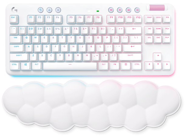 Клавиатура Logitech Gaming Keyboard G715 TKL (920-010691) lightspeed RGB off white