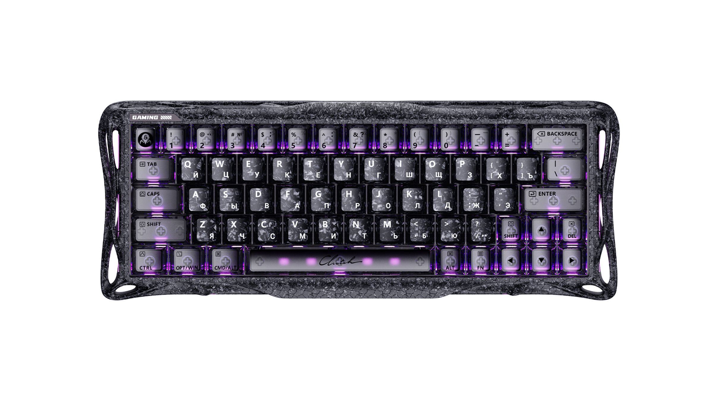 Клавиатура Gravastar Mercury V60Pro CF BLK RU с магнитными свичами