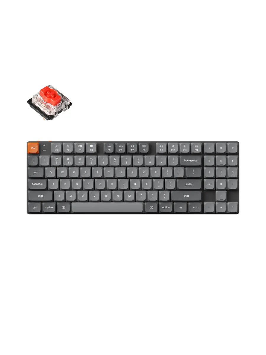 Клавиатура Keychron K13 Max (K13M-B1) RGB Gateron Red Switch черный