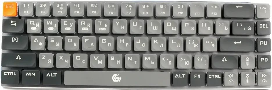 Клавиатура беспроводная Gembird KBW-7 серая