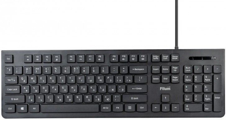 Клавиатура Filum FL-KB20-BK черная