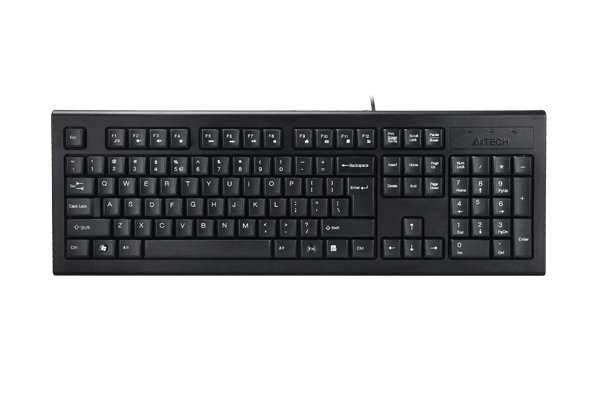 Клавиатура проводная A4TECH KR-85 USB, черная (1/20)