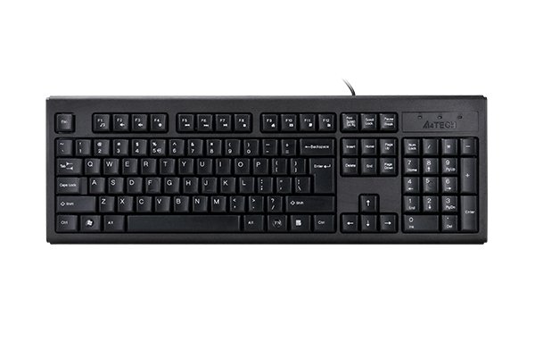 Клавиатура проводная A4TECH KR-83 USB, черная (1/20)