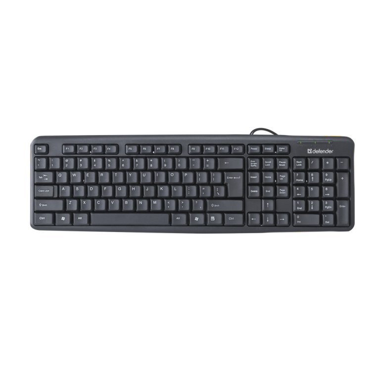 Клавиатура Defender Element HB-520 мембранная USB (black) (58572)