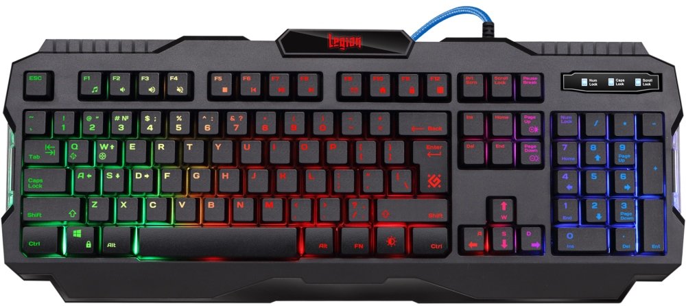 Клавиатура DEFENDER Legion GK-010DL (45010)