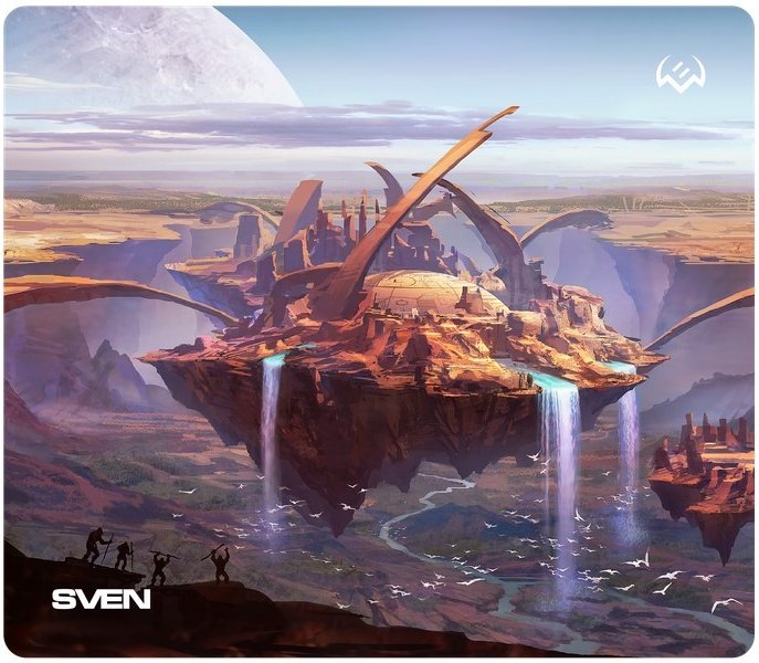 Коврик для мыши игровой SVEN MP-G03S Island (230x200x2мм, ткань + резина)