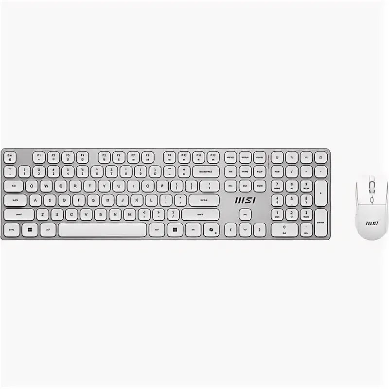 Комплект клавиатура и мышь MSI Forge K210 W RU Combo (S11-43RU310-Y92) White