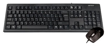 Клавиатура + мышь A4Tech KRS-8372 клав:черный мышь:черный USB