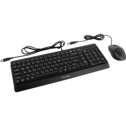 Клавиатура + мышь A4Tech Fstyler F1512 черный USB проводн.