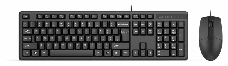 Клавиатура + мышь A4Tech KR-3330S (черный)