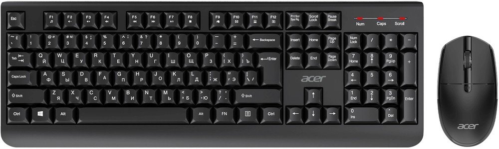 Клавиатура + мышь Acer OCC401 (ZL.ACCCC.016) черный