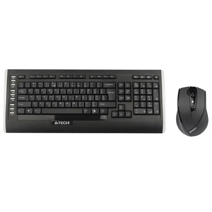 Клавиатура + мышь беспров. A4Tech 9300F черный USB