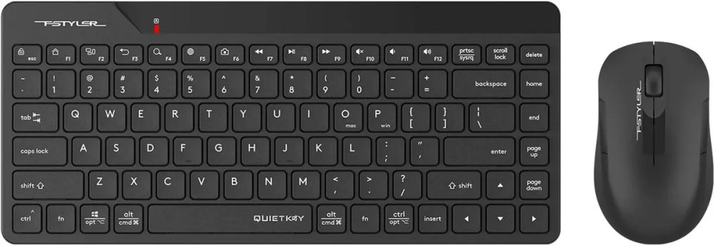 Клавиатура + мышь A4Tech Fstyler FG2200 Air2 (черный)