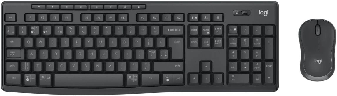 Клавиатура + мышь Logitech MK370 Combo for Business (920-012077) клав черный мышь черный/черный USB беспроводная
