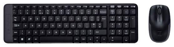 Клавиатура + мышь Logitech MK220 Wireless Black (920-003169)