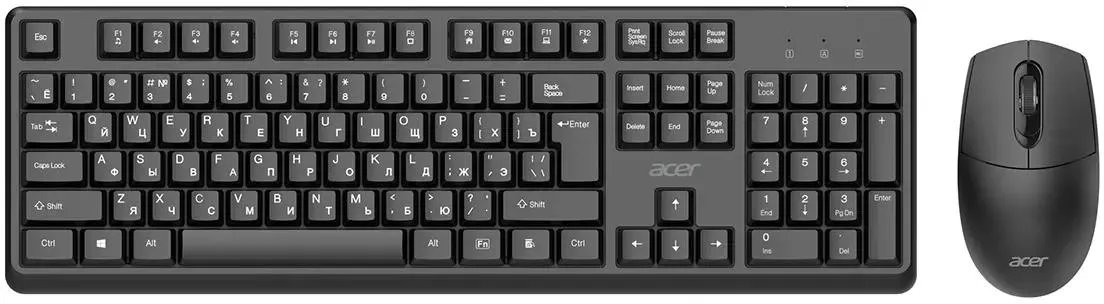 Клавиатура + мышь Acer OCC501 (ZL.ACC11.00H) клав черный мышь черный USB Multimedia
