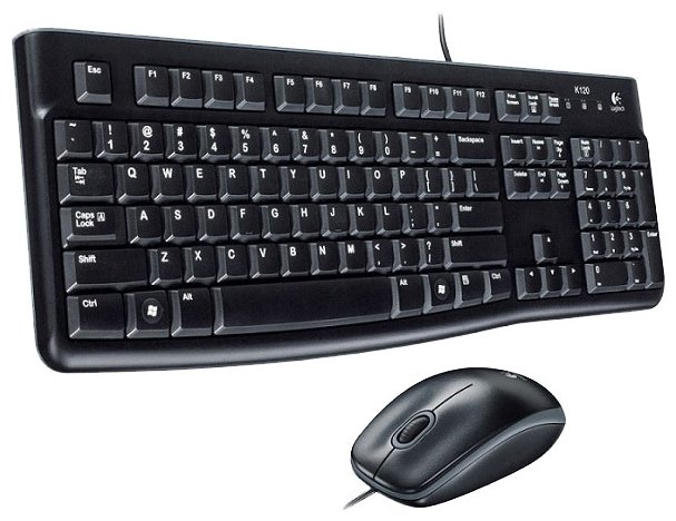 Клавиатура + мышь Logitech Desktop MK120 (920-002561) чёрная