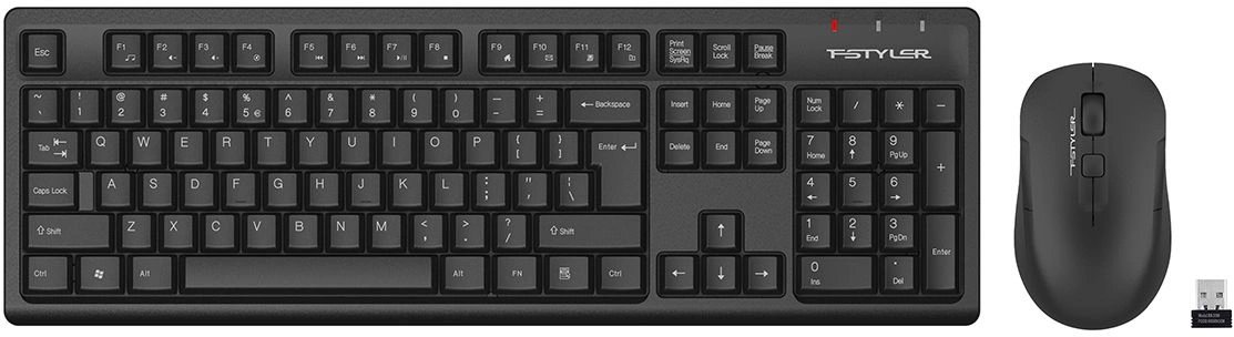 Клавиатура + мышь A4Tech Fstyler FG1200S черный