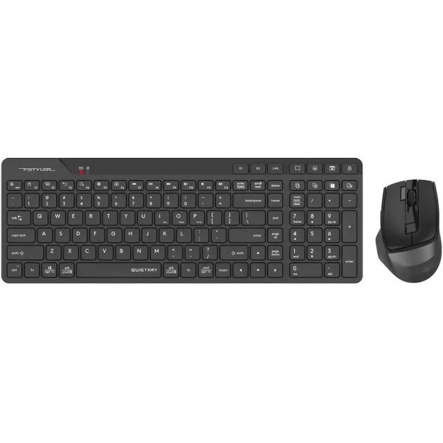 Клавиатура + мышь A4Tech Fstyler FB2800C Air2 клав:черный/серый мышь:черный/серый USB беспроводная B