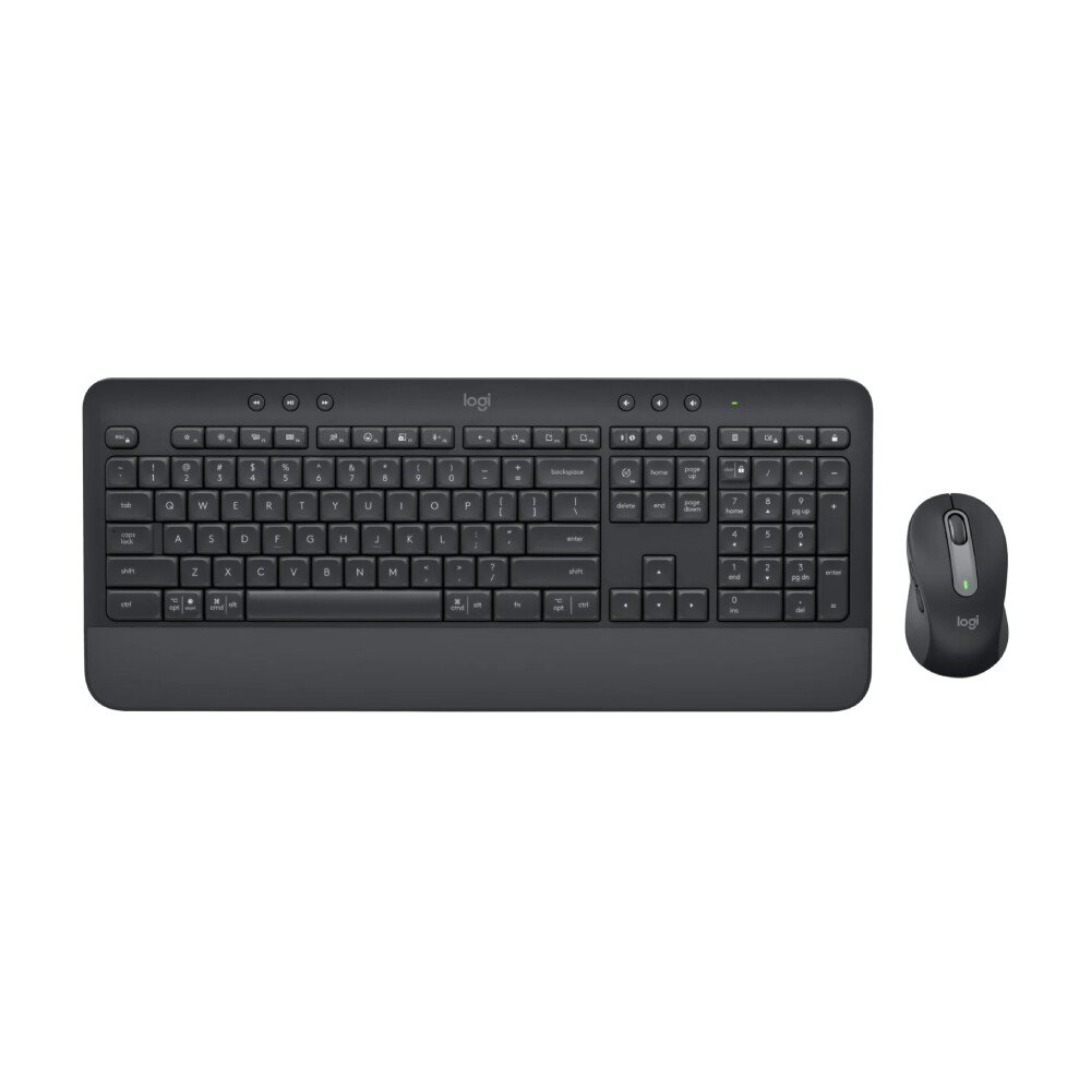 Клавиатура + мышь Logitech MK650 Combo For Business клав:графитовый мышь:черный/серый (920-011013) USB беспроводная Bluetooth/Радио
