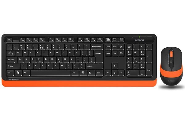 Клавиатура + мышь A4Tech Fstyler FG1010 orange