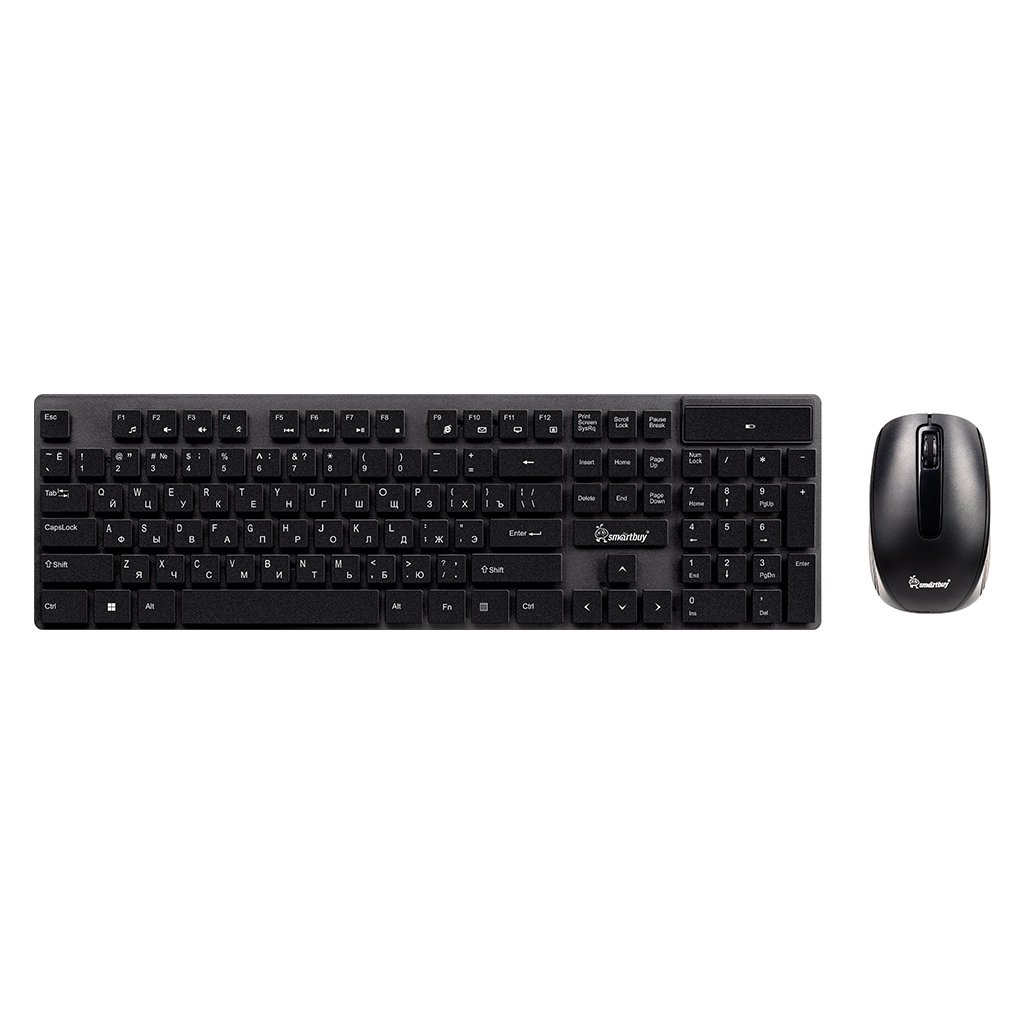 Комплект беспроводной Клавиатура+Мышь SMARTBUY ONE 400AG черный (SBC400AGK) (1/10)