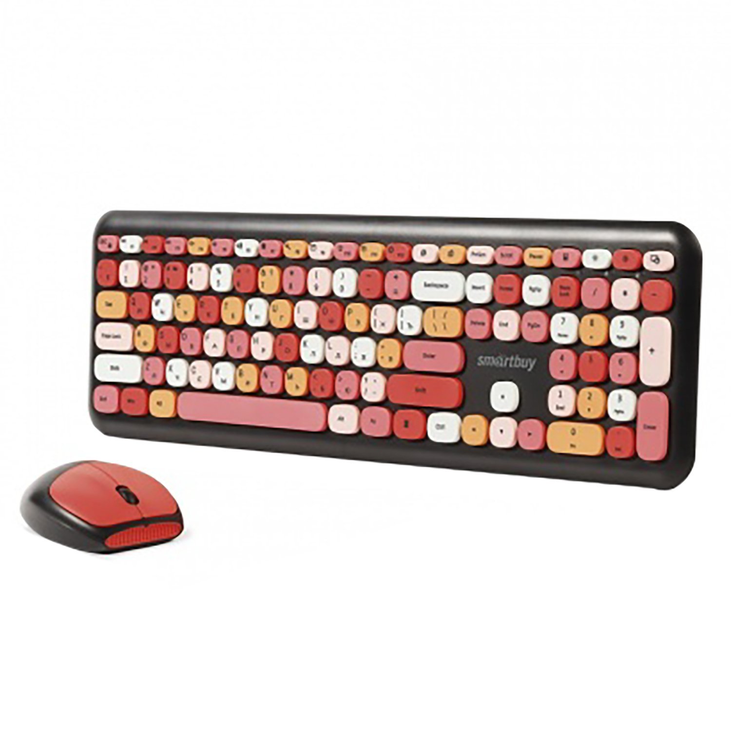 Беспроводной набор Smart Buy SBC-666395AG-K мембранная клавиатура+мышь (multicolor) (213103)