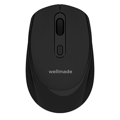 Мышь оптическая беспроводная WELLMADE M03 черная