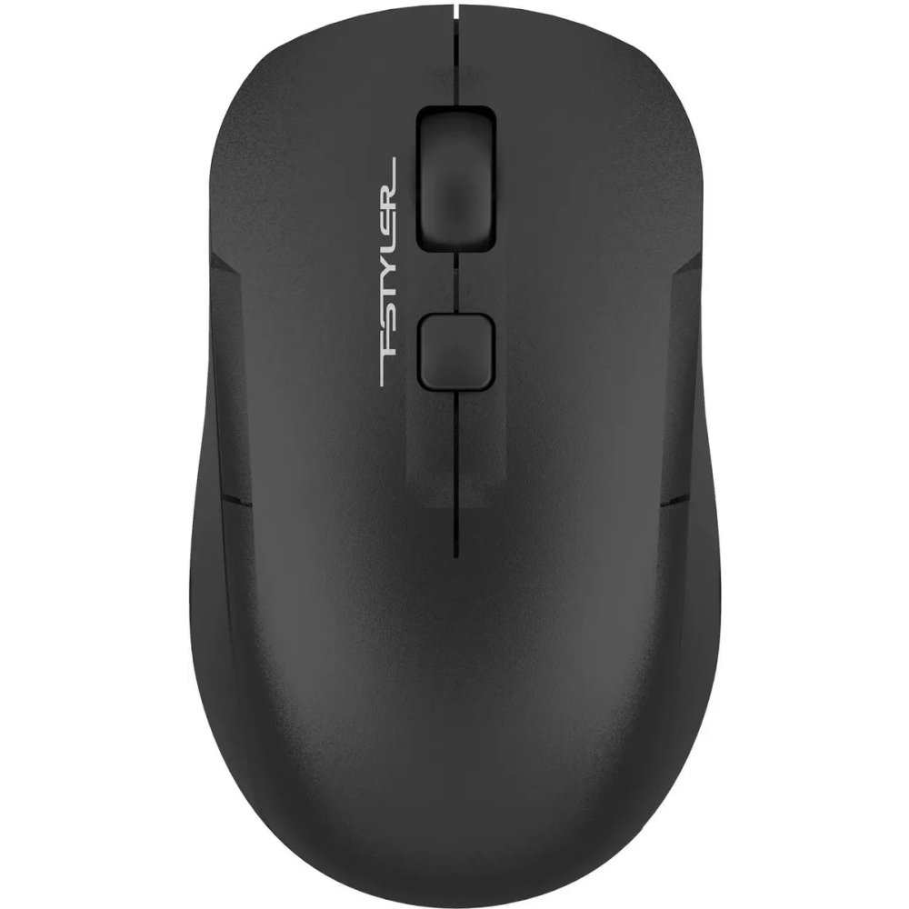 Мышь A4Tech Fstyler FG16CS Air2 черный оптич. 2000dpi silent беспров. USB для ноутбука 3but (FG16CS