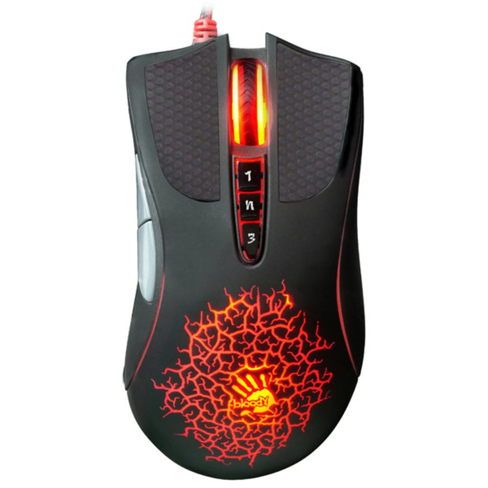 Мышь A4Tech Bloody A90 черный оптическая (6200dpi) USB (8but)