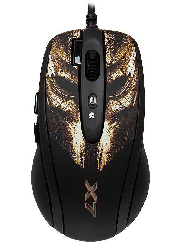 Мышь A4Tech XL-750BH Bronze&Black, X7 Laser, 3600dpi, 6but, USB, оптическая