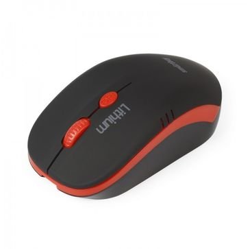 Мышь беспроводная с зарядкой от USB Smartbuy ONE 344CAG черно-красная (SBM-344CAG-KR)