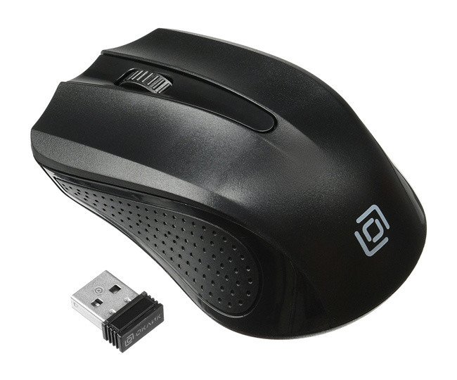 Мышь Oklick 485MW+ черный оптическая (1200dpi) беспроводная USB