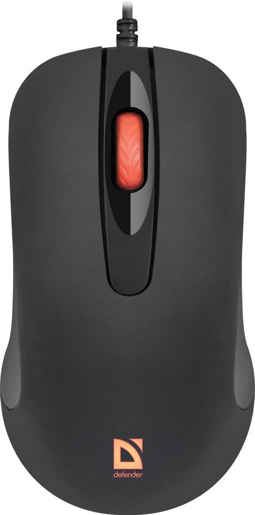 Мышь DEFENDER Ultra Classic MB-280 Black, 7цветов,4кнопки,1000/1200dpi, USB, оптическая, проводная (52281)