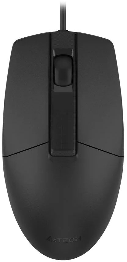 Мышь A4Tech OP-335S черный оптическая (1200dpi) silent USB (3but)