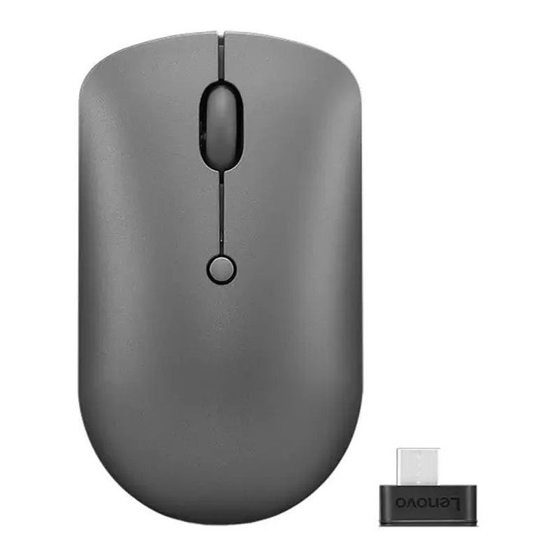 Мышь Lenovo 540 (GY51D20867) USB-C Wireless Compact темно-серый оптическая 2400dpi беспроводная BT/Radio USB
