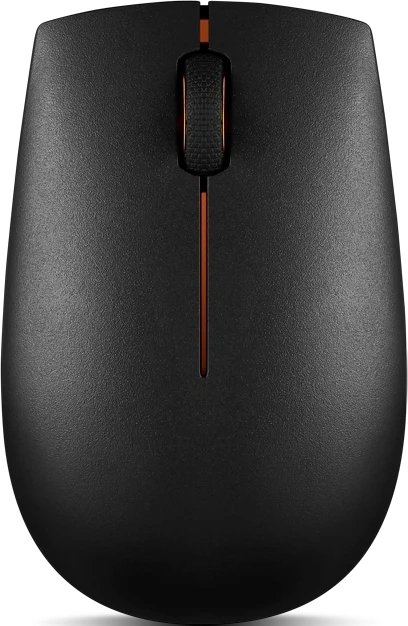Мышь Lenovo 300 (GX30K79401) Wireless Compact черный оптическая 1000dpi беспроводная