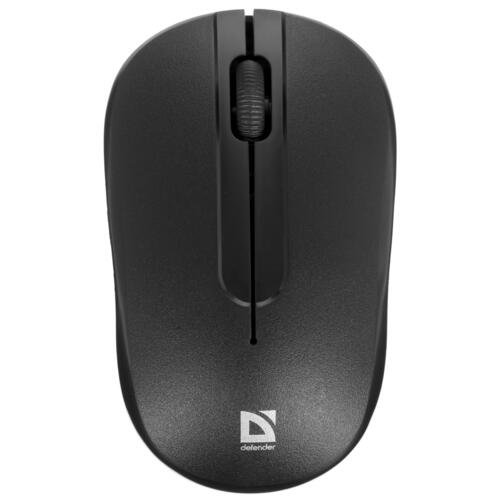 Мышь DEFENDER Hit MM-495 Black, Wireless, 6 кн., 1600 dpi, (52495)