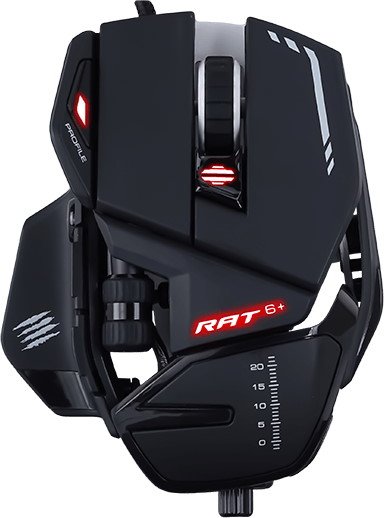 Игровая мышь Mad Catz R.A.T. 6+ чёрная