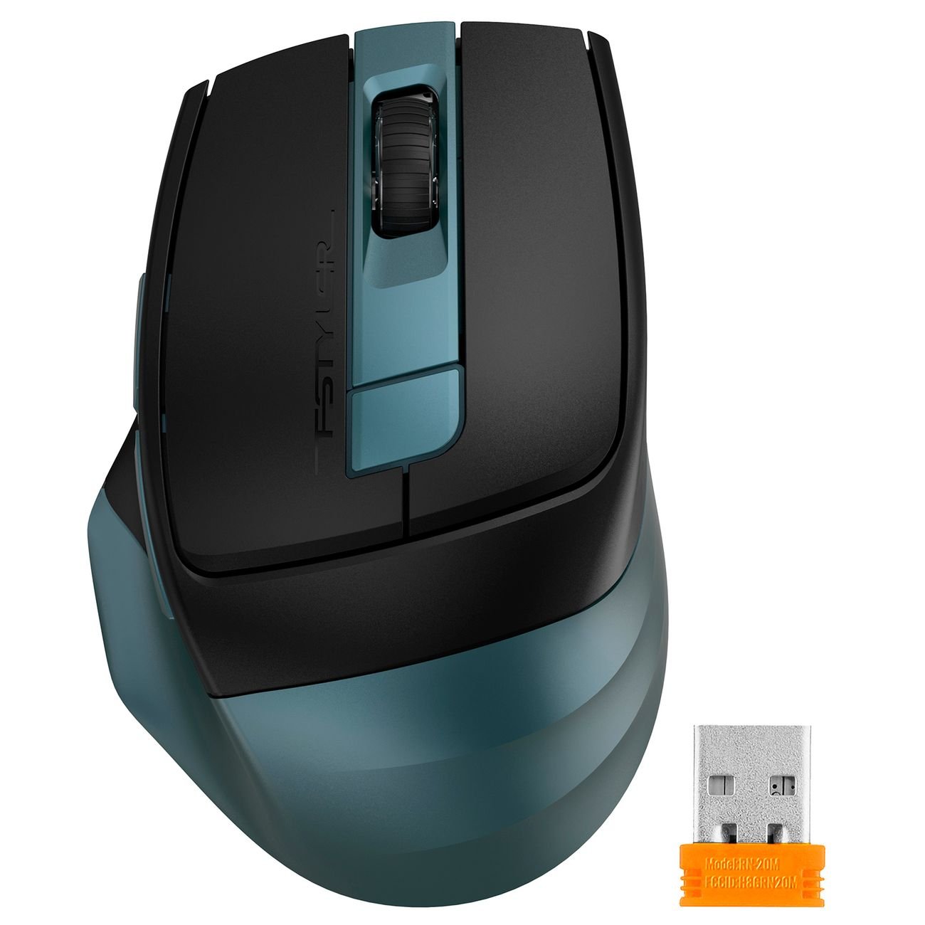 Мышь A4Tech Fstyler FB35C зеленый/черный оптич. 2000dpi беспров. BT/Radio USB 6but (FB35C MIDNIGHT G