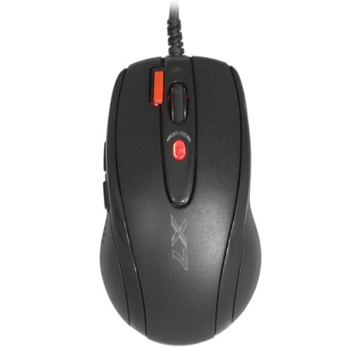 Мышь A4Tech X-7120 (X-710BK+X7-200MP) оптическая USB2.0+Коврик/черный