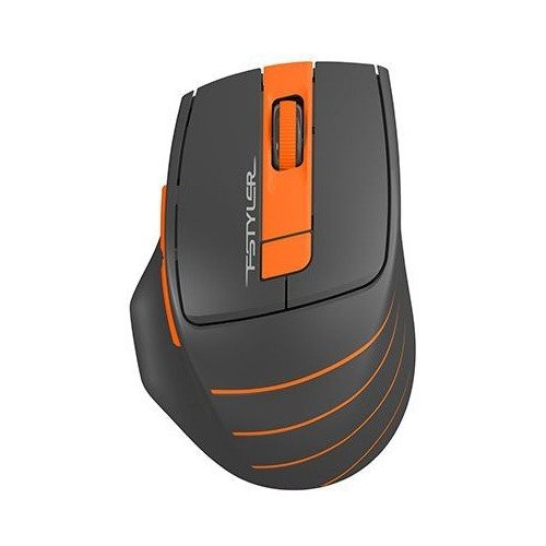 Мышь A4Tech Fstyler FG30S серый/оранжевый оптич. 2000dpi silent беспров. USB 6but (FG30S ORANGE)