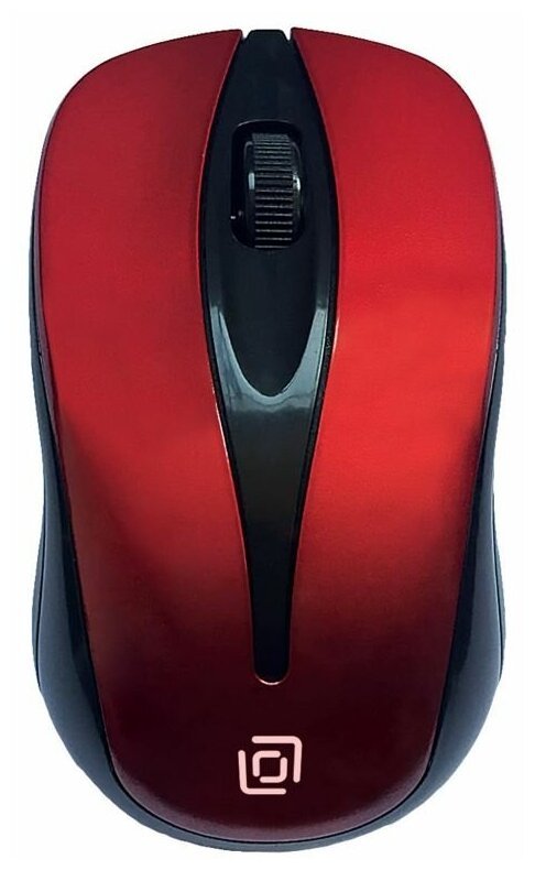 Мышь Oklick 675MW красный/чёрный Wireless, 1000dpi, 3кн, USB