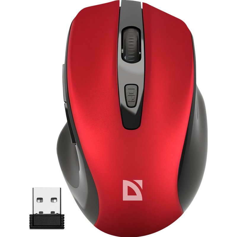 Мышь DEFENDER Prime MB-053 красный, 52052