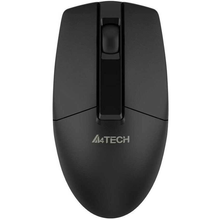 Мышь A4Tech G3-330NS черный оптич. 1200dpi silent беспров. USB 3but