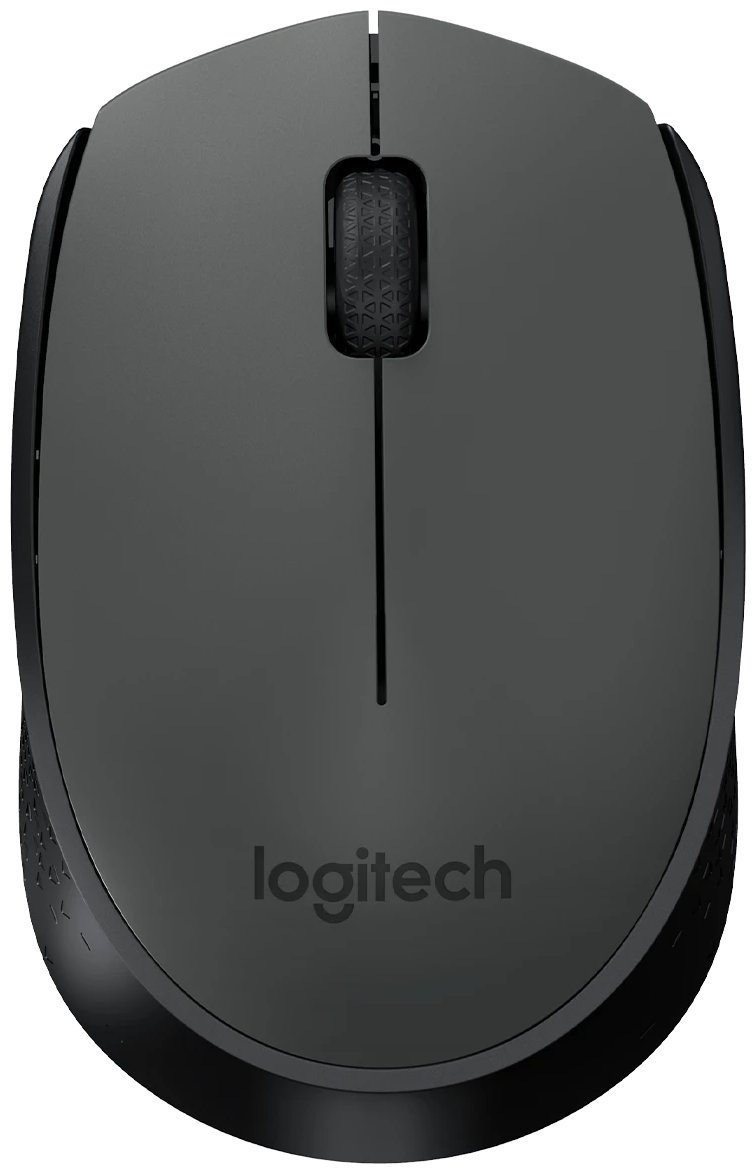 Мышь LOGITECH M170 (910-004646) беспроводная серый/черный