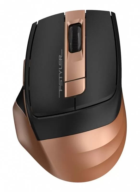 Мышь A4Tech Fstyler FG35 бронзовый/черный оптич. 2000dpi беспров. USB 6but (FG35 BRONZE)